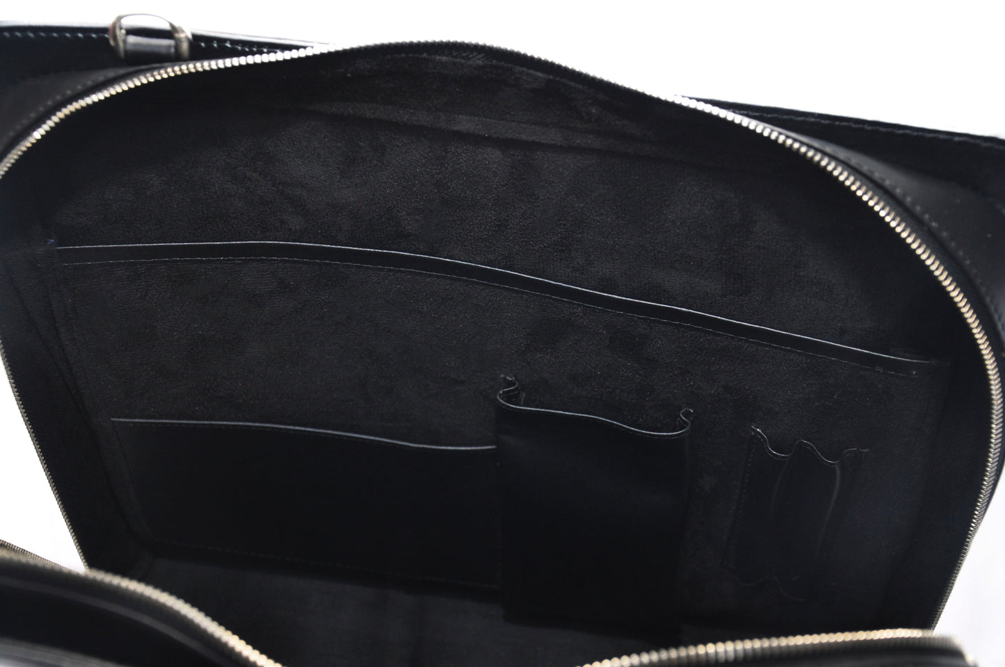 Black Leather Laptop Bag