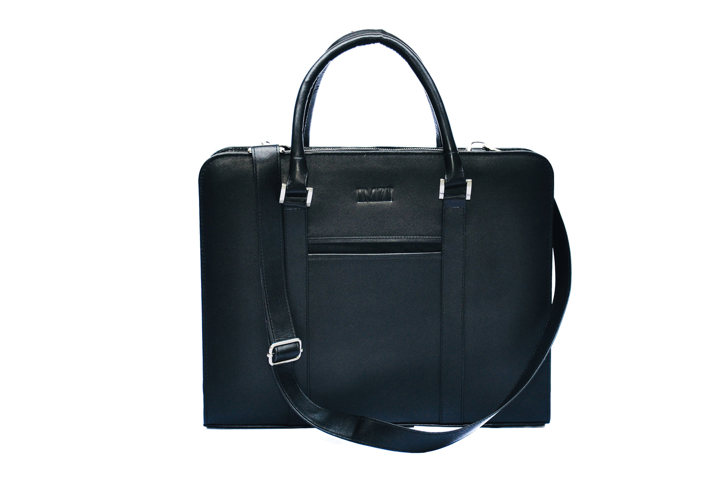 Black Leather Laptop Bag