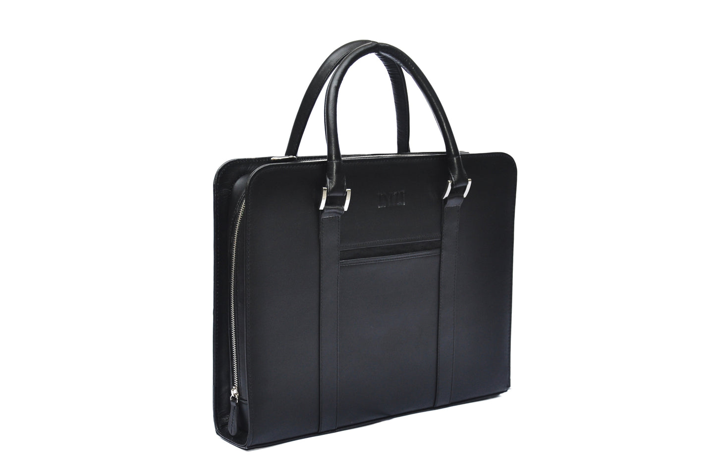 Black Leather Laptop Bag