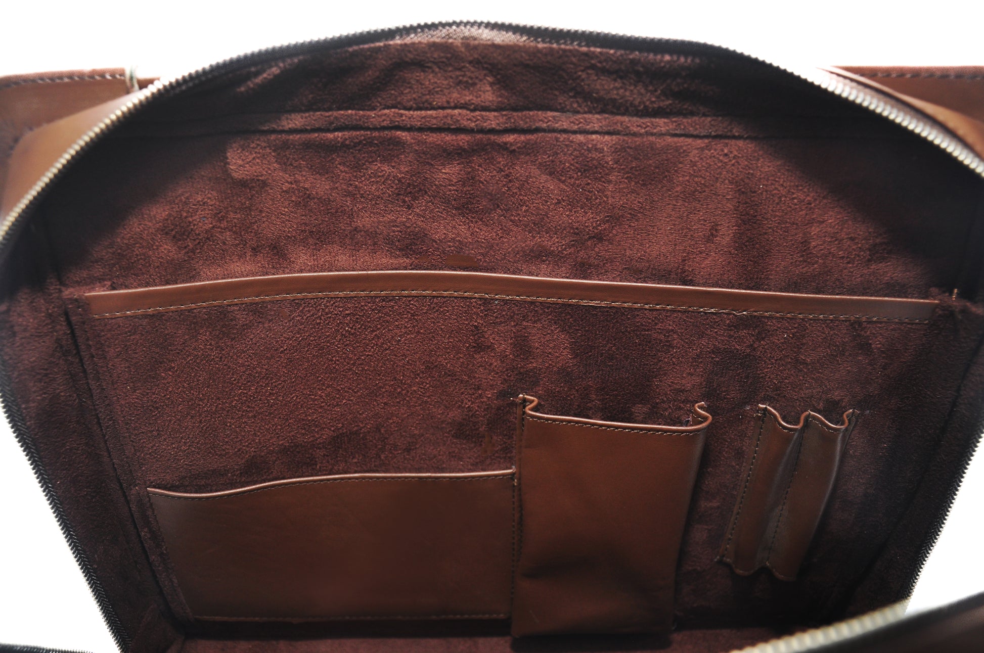 Leather Laptop Bag Brown