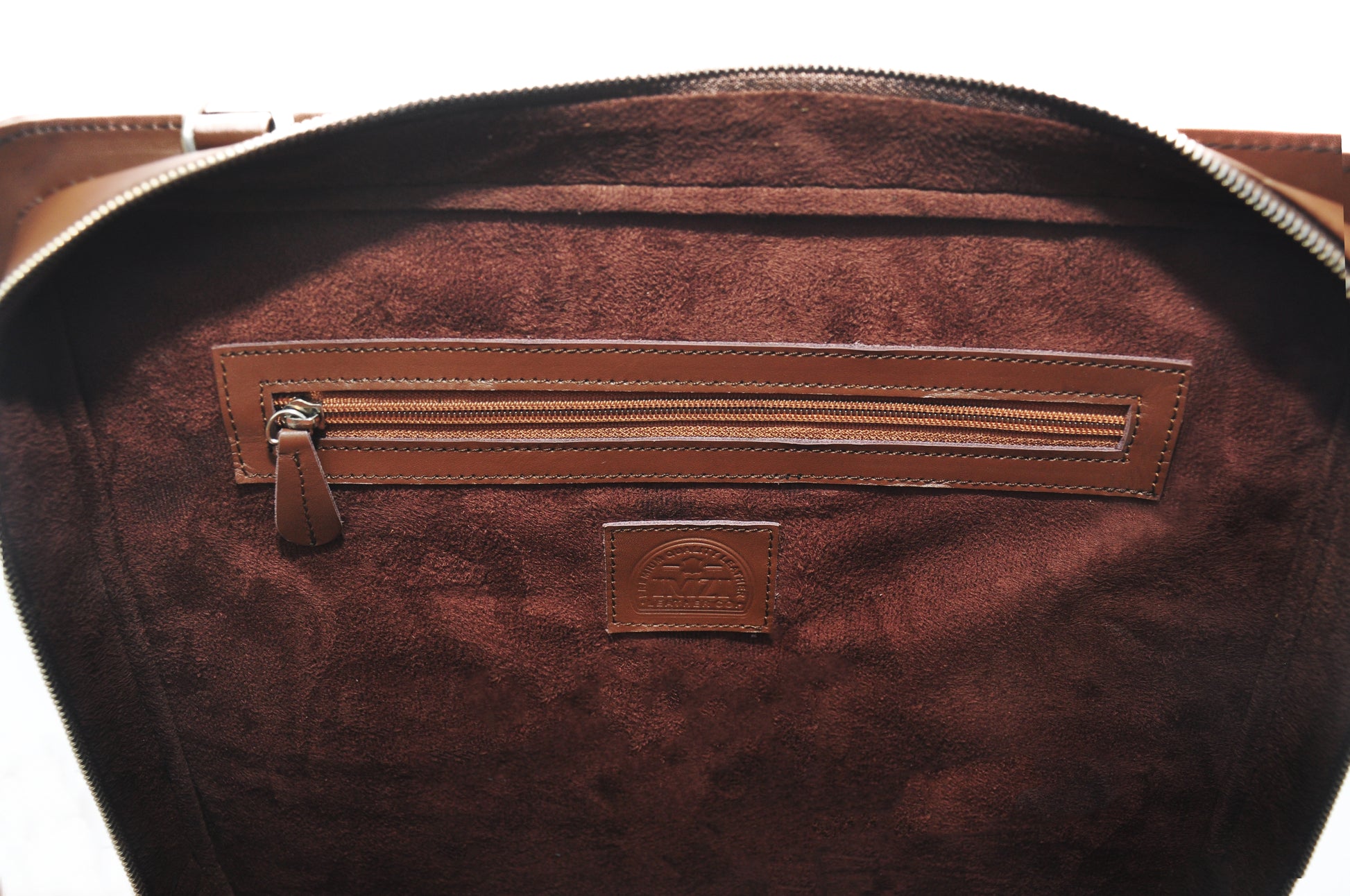 Leather Laptop Bag Brown