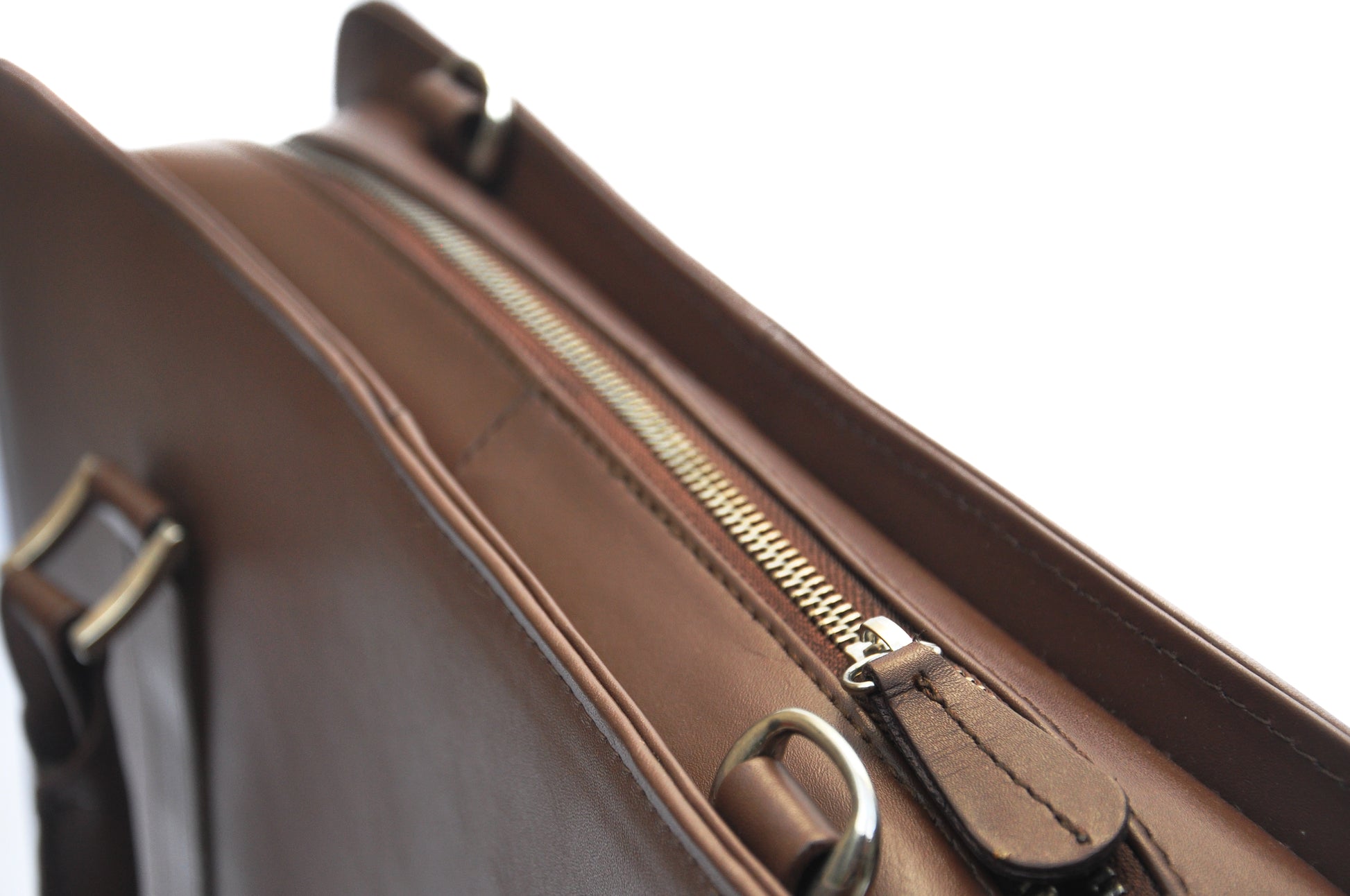 Leather Laptop Bag Brown