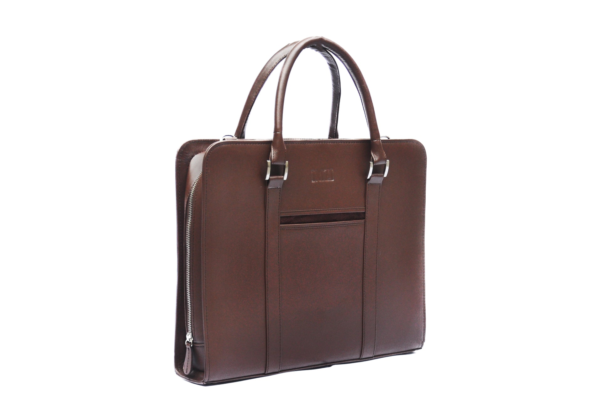 Leather Laptop Bag Brown