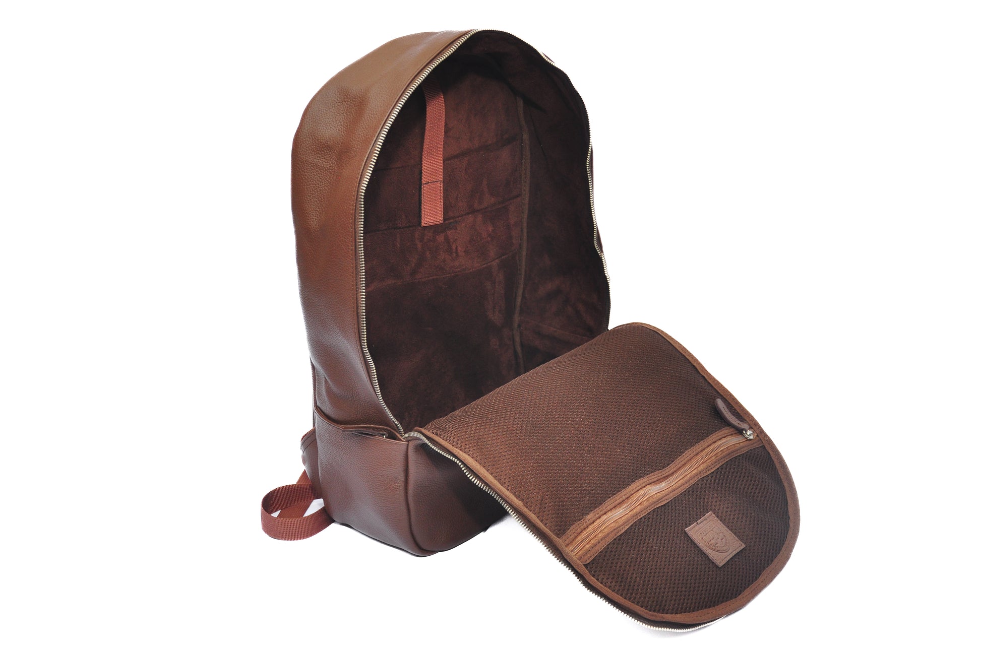 Leather Backpack Brown