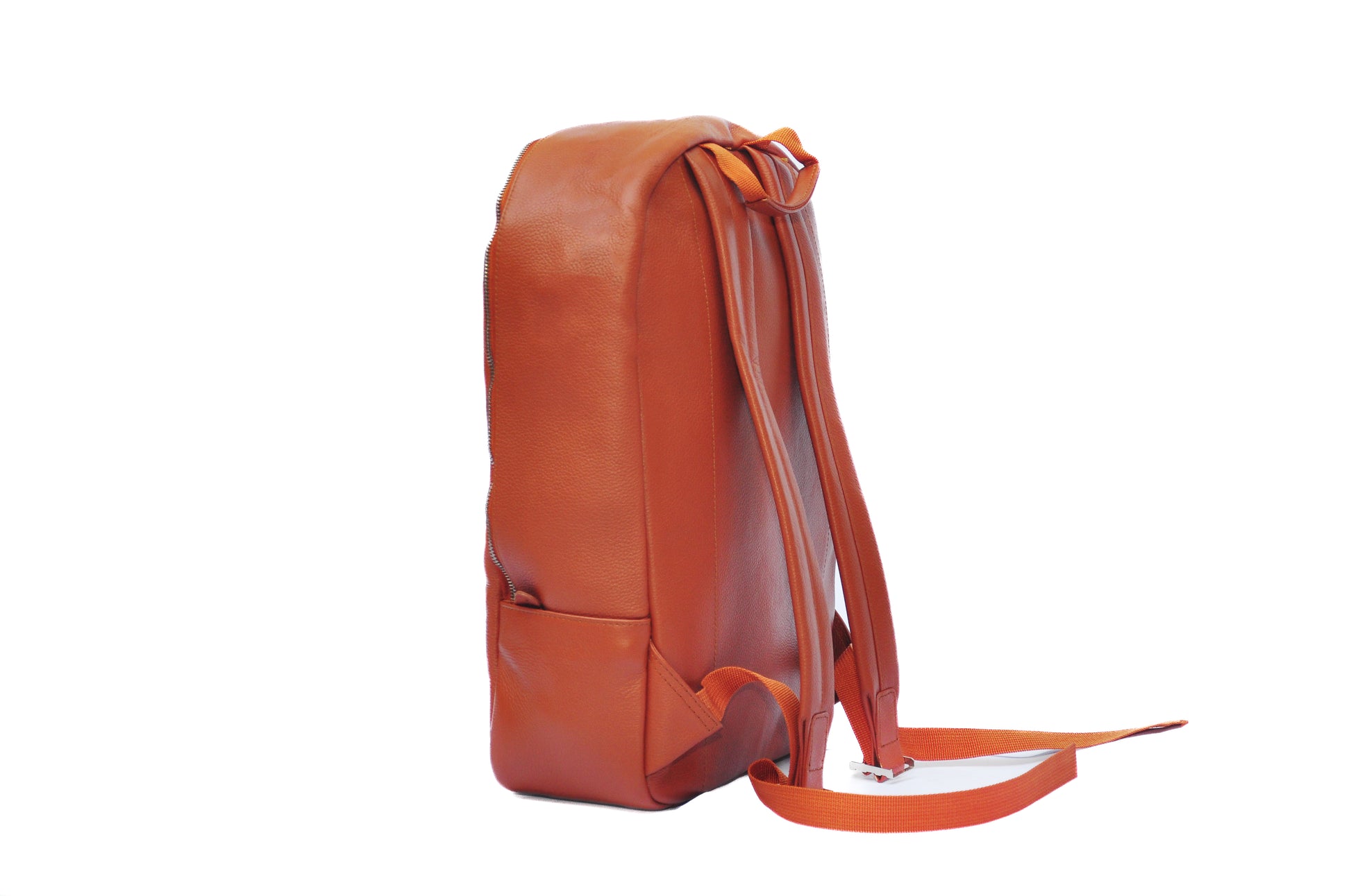 Saddle Tan Leather Backpack 