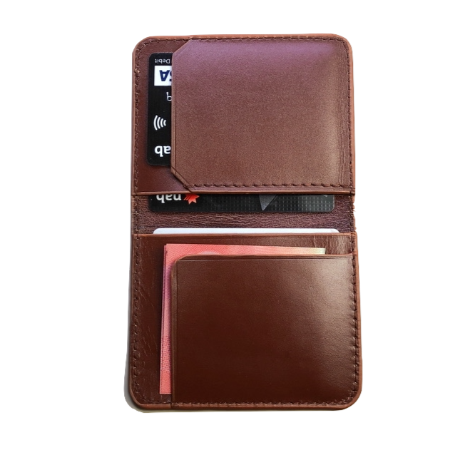 Premium Leather Wallet - Brown